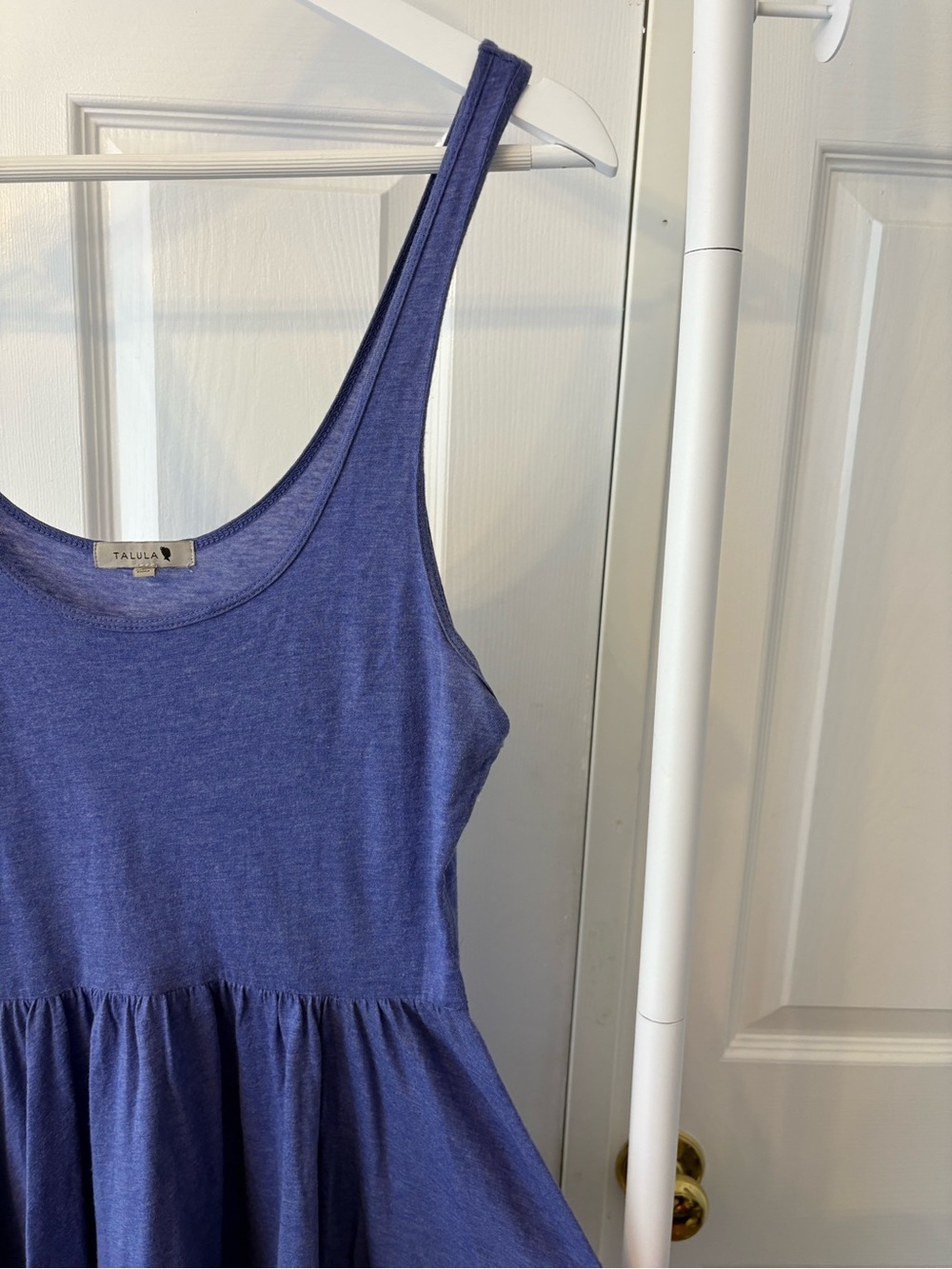 3/$30 Aritzia Tulala Sleeveless Blue Scoop Neck Sundress Size Small - Picture 3 of 10
